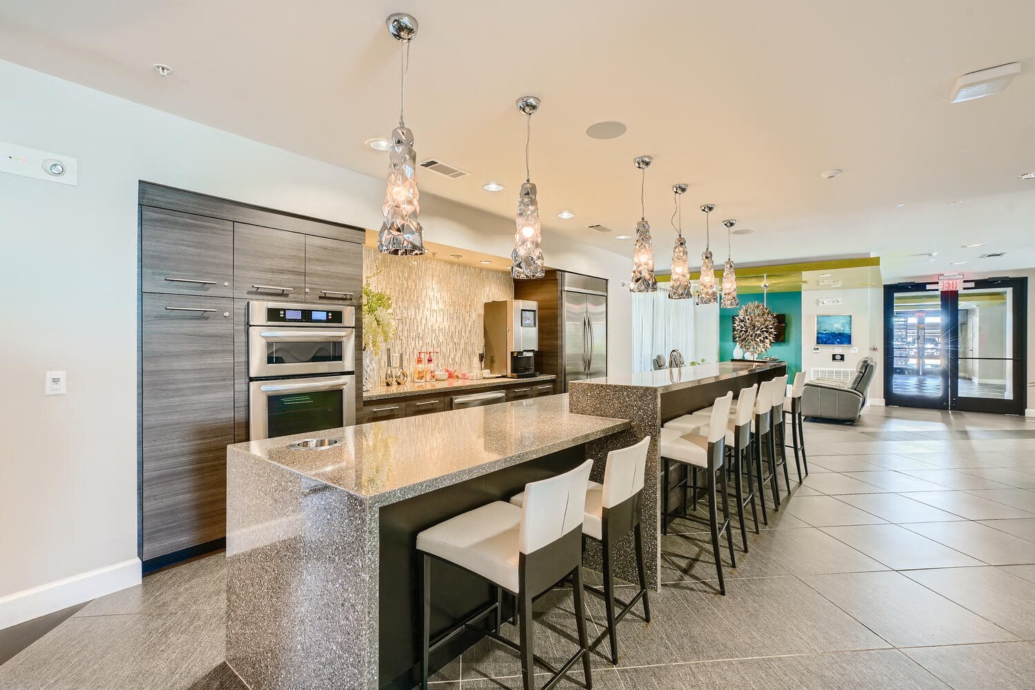 Clubhouse Kitchen at Imperial Lofts, Sugar Land, TX, 77498